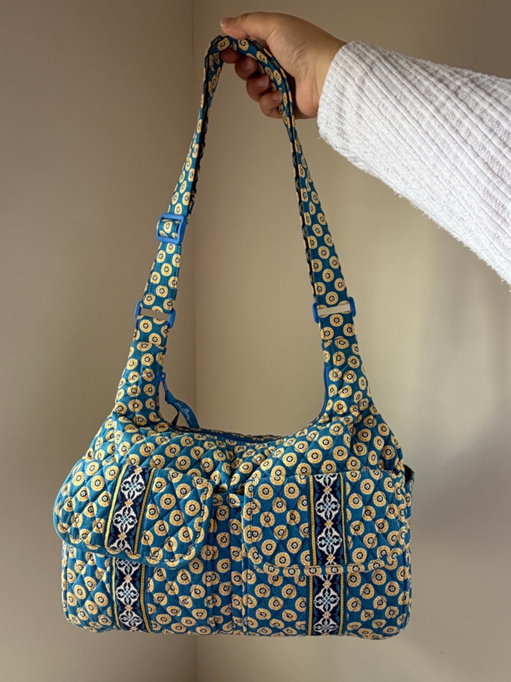 SOLD Vera Bradley Riviera Print Cargo Sling